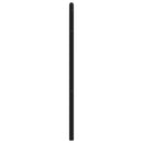 udskiftningsgavl 135 cm metal sort