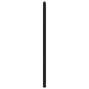 udskiftningsgavl 140 cm metal sort