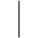 udskiftningsgavl 150 cm metal sort