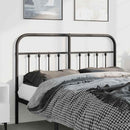 udskiftningsgavl 150 cm metal sort