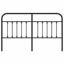 udskiftningsgavl 160 cm metal sort