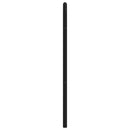 udskiftningsgavl 160 cm metal sort