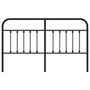 udskiftningsgavl 180 cm metal sort