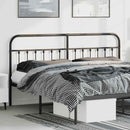 udskiftningsgavl 180 cm metal sort