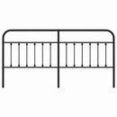 udskiftningsgavl 193 cm metal sort