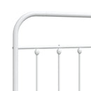 udskiftningsgavl 75 cm metal hvid