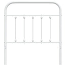 udskiftningsgavl 80 cm metal hvid