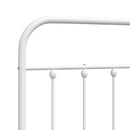 udskiftningsgavl 80 cm metal hvid