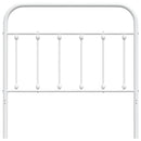 udskiftningsgavl 100 cm metal hvid