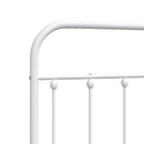 udskiftningsgavl 100 cm metal hvid