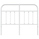 udskiftningsgavl 120 cm metal hvid