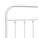 udskiftningsgavl 120 cm metal hvid