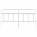 udskiftningsgavl 193 cm metal hvid