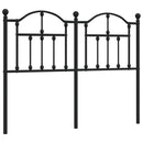 udskiftningsgavl 120 cm metal sort