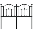 udskiftningsgavl 120 cm metal sort
