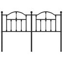 udskiftningsgavl 150 cm metal sort