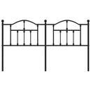 udskiftningsgavl 180 cm metal sort