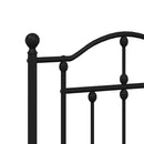 udskiftningsgavl 180 cm metal sort