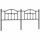 udskiftningsgavl 193 cm metal sort