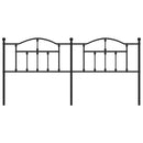 udskiftningsgavl 193 cm metal sort