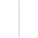 udskiftningsgavl 100 cm metal hvid