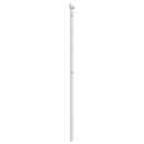 udskiftningsgavl 150 cm metal hvid