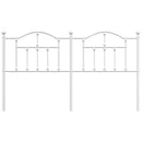udskiftningsgavl 180 cm metal hvid