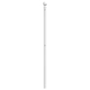 udskiftningsgavl 193 cm metal hvid