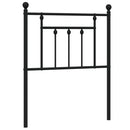 udskiftningsgavl 75 cm metal sort