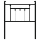 udskiftningsgavl 75 cm metal sort