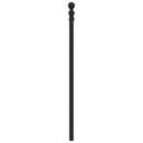 udskiftningsgavl 75 cm metal sort