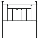 udskiftningsgavl 80 cm metal sort