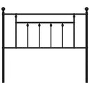 udskiftningsgavl 100 cm metal sort