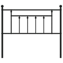 udskiftningsgavl 107 cm metal sort