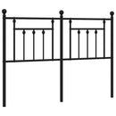 udskiftningsgavl 150 cm metal sort