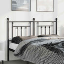 udskiftningsgavl 150 cm metal sort