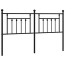 udskiftningsgavl 160 cm metal sort