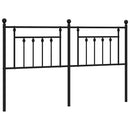 udskiftningsgavl 180 cm metal sort