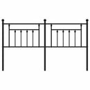 udskiftningsgavl 180 cm metal sort