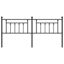 udskiftningsgavl 193 cm metal sort