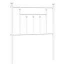 udskiftningsgavl 75 cm metal hvid