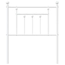 udskiftningsgavl 75 cm metal hvid
