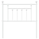 udskiftningsgavl 80 cm metal hvid