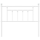 udskiftningsgavl 100 cm metal hvid