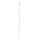 udskiftningsgavl 100 cm metal hvid