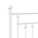 udskiftningsgavl 100 cm metal hvid