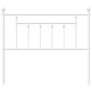 udskiftningsgavl 107 cm metal hvid