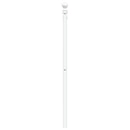 udskiftningsgavl 107 cm metal hvid