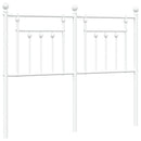 udskiftningsgavl 120 cm metal hvid