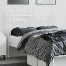 udskiftningsgavl 120 cm metal hvid